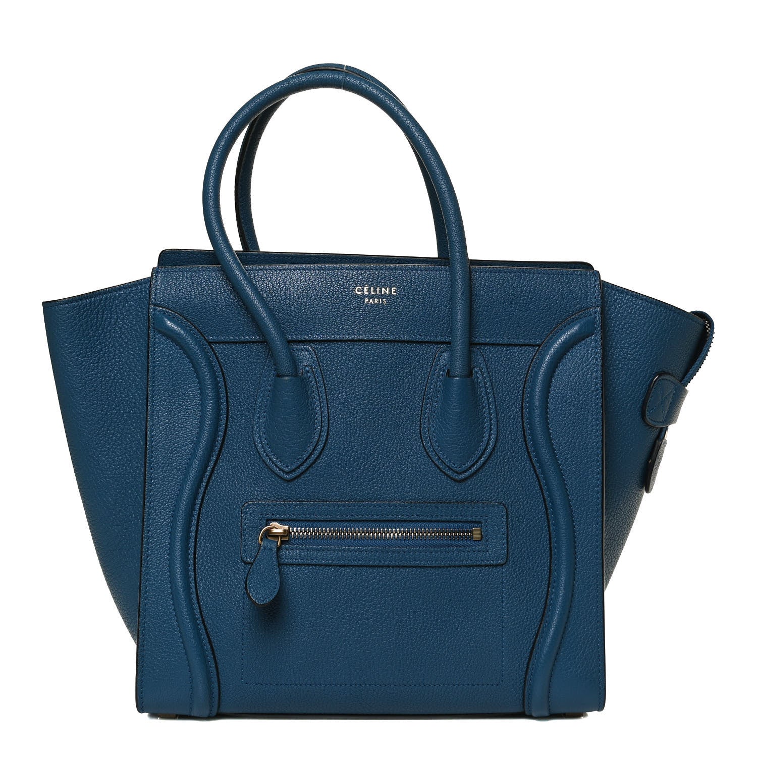 Celine Goatskin Micro Luggage Deepsea 1 of 13