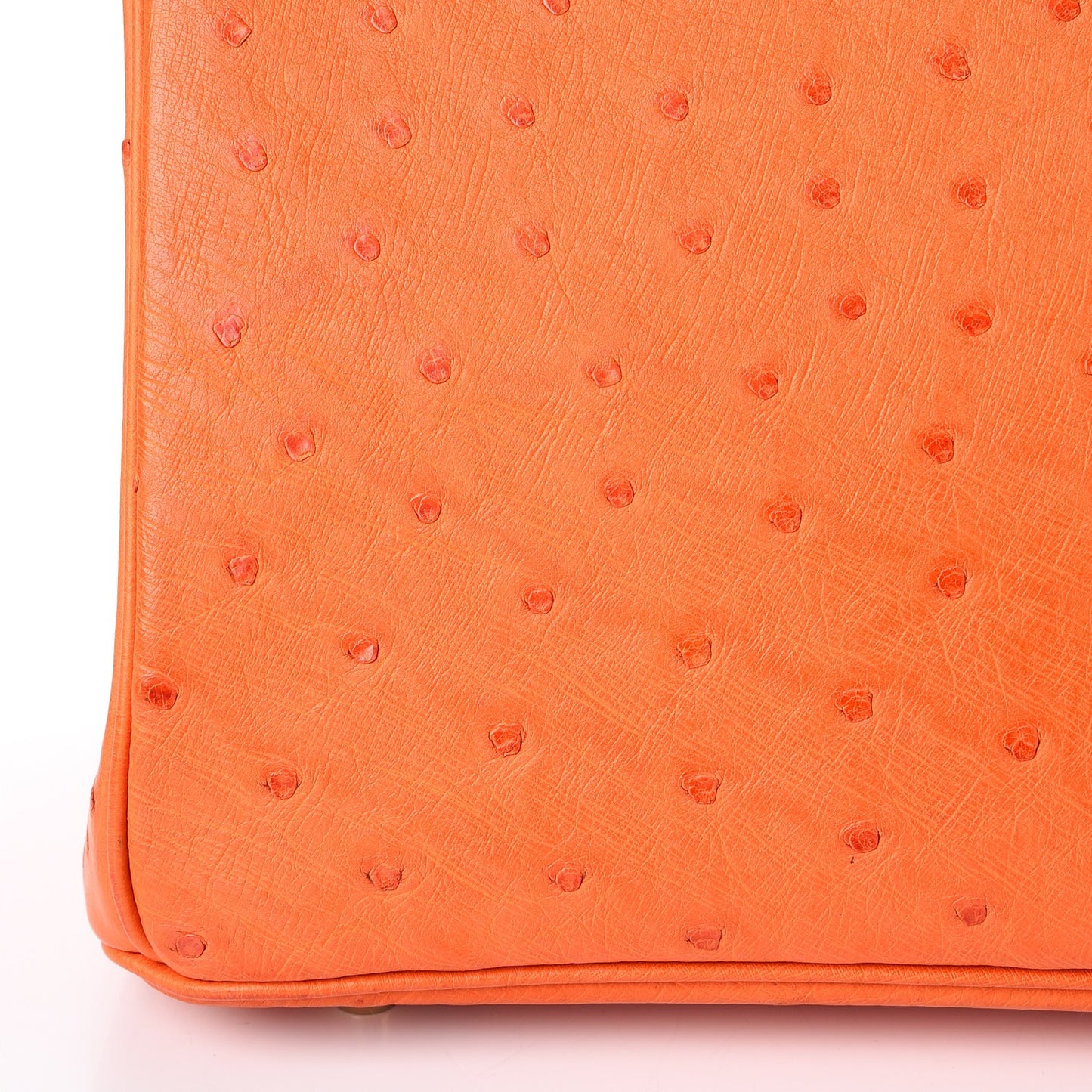Ostrich Birkin 30 Orange