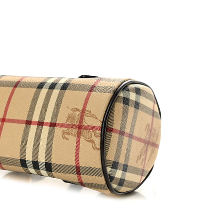Burberry Haymarket Check Mini Bowling Bag Chocolate 10 of 13