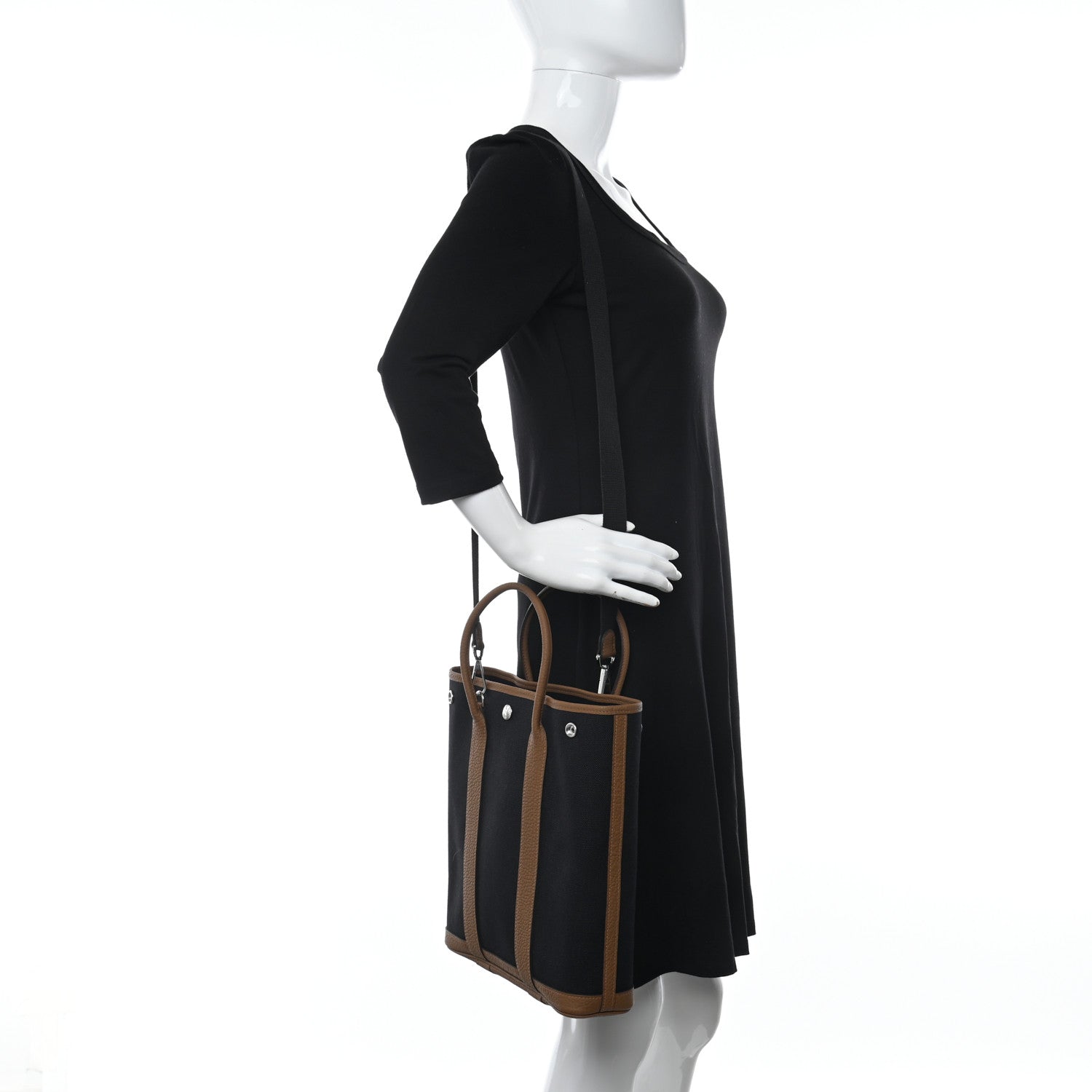Hermes Toile H Negonda Garden File 28 Black Alezan 2 of 11