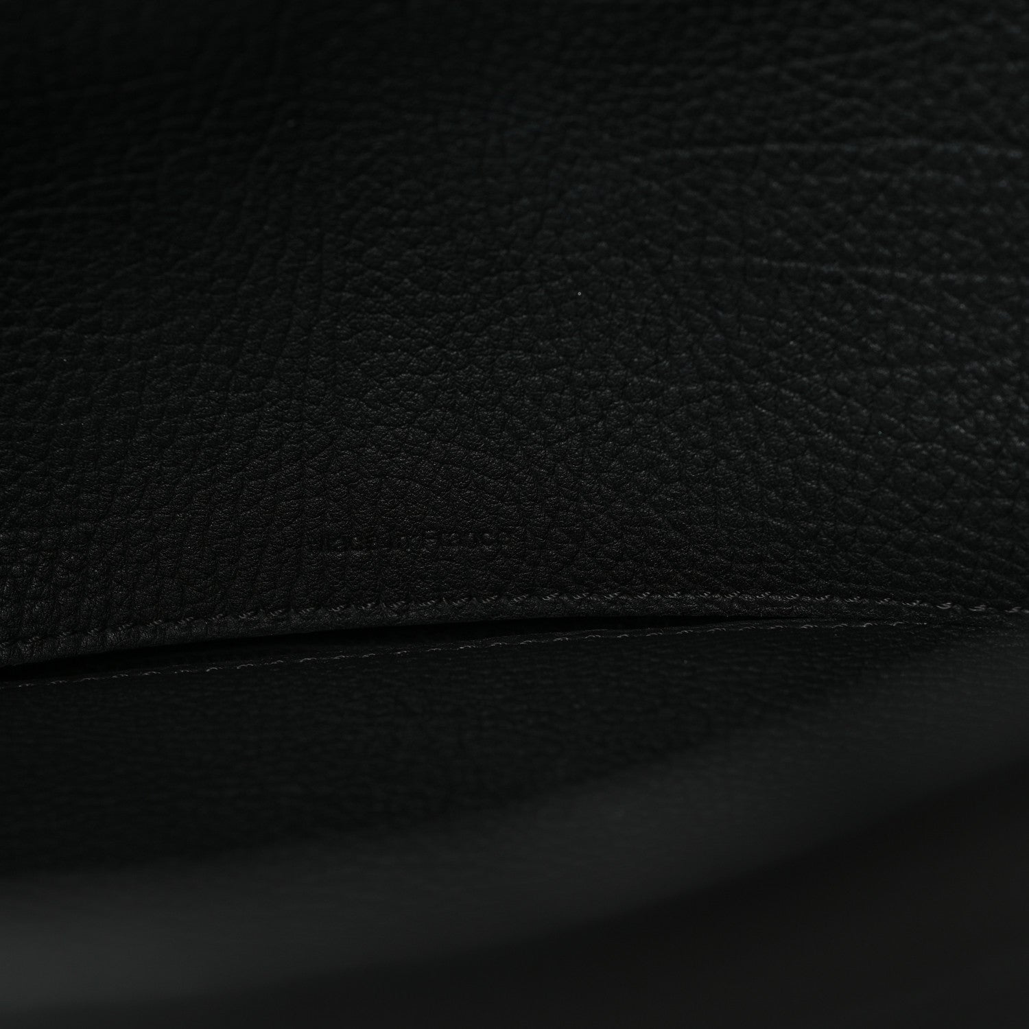 Delvaux Grained Calfskin Le Pin Tote Black 6 of 14
