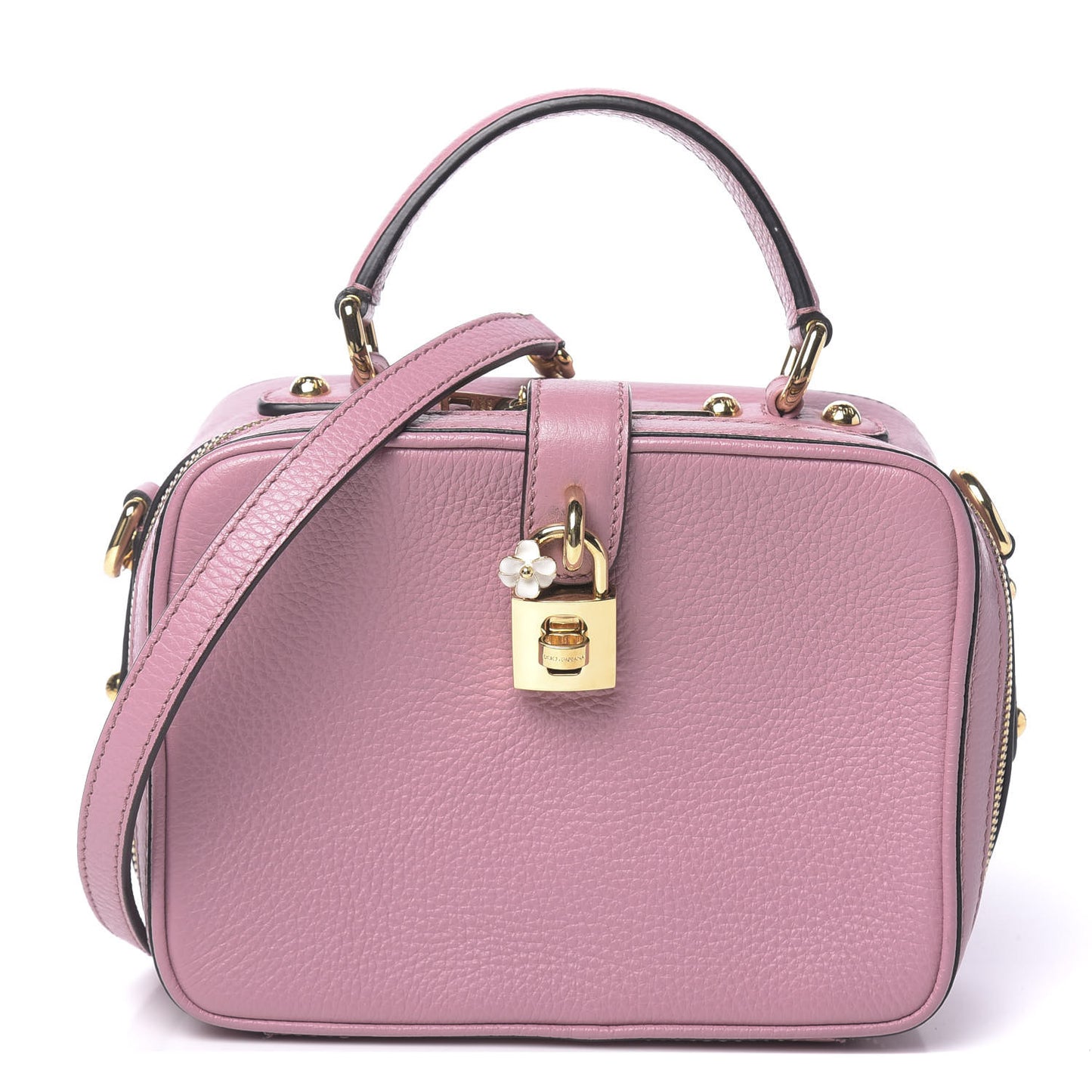 Calfskin Miss Bonita Box Bag Pink