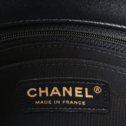 Chanel Lambskin Quilted Crush on Chains Flap Bag Black 6 of 9