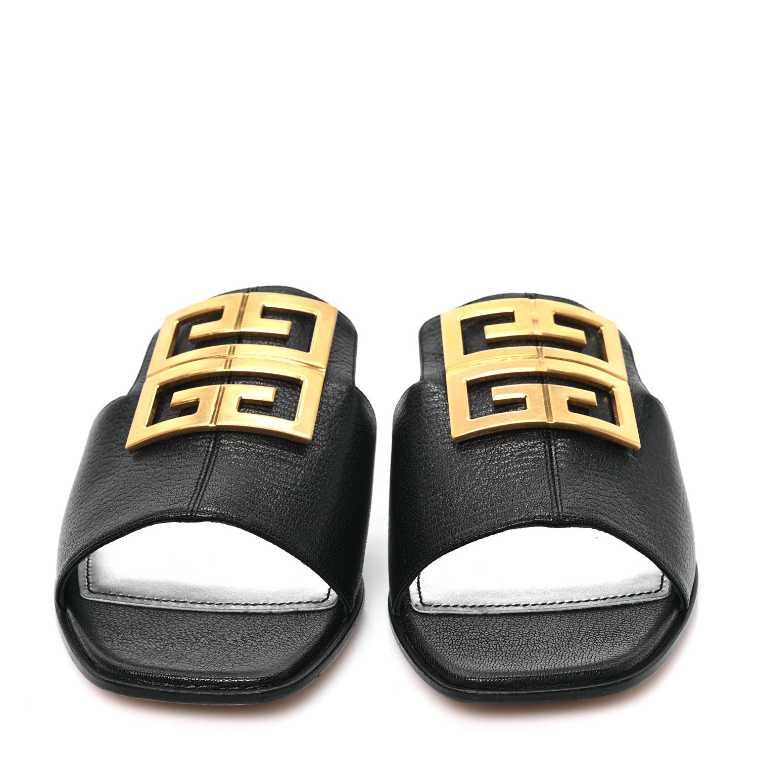 Givenchy Goatskin 4G Flat Sandals 38 Black 2 of 8
