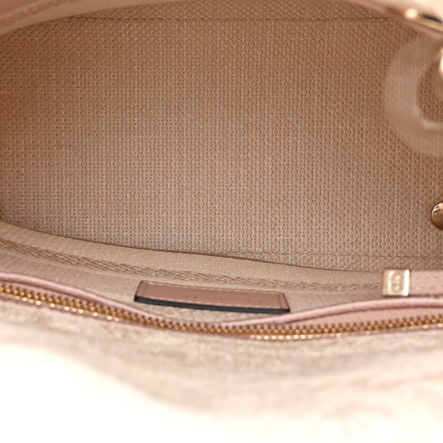 Christian Dior Canvas Toile De Jouy Reverse Embroidered Medium Lady D-Lite Rose 8 of 23