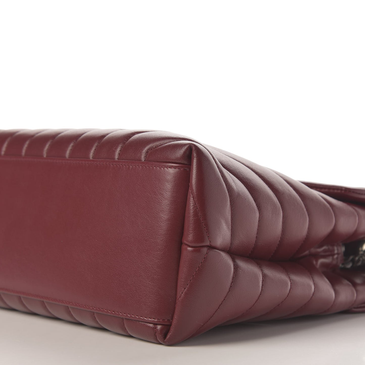 Calfskin Y Quilted Monogram Medium Loulou Chain Satchel Palissandre