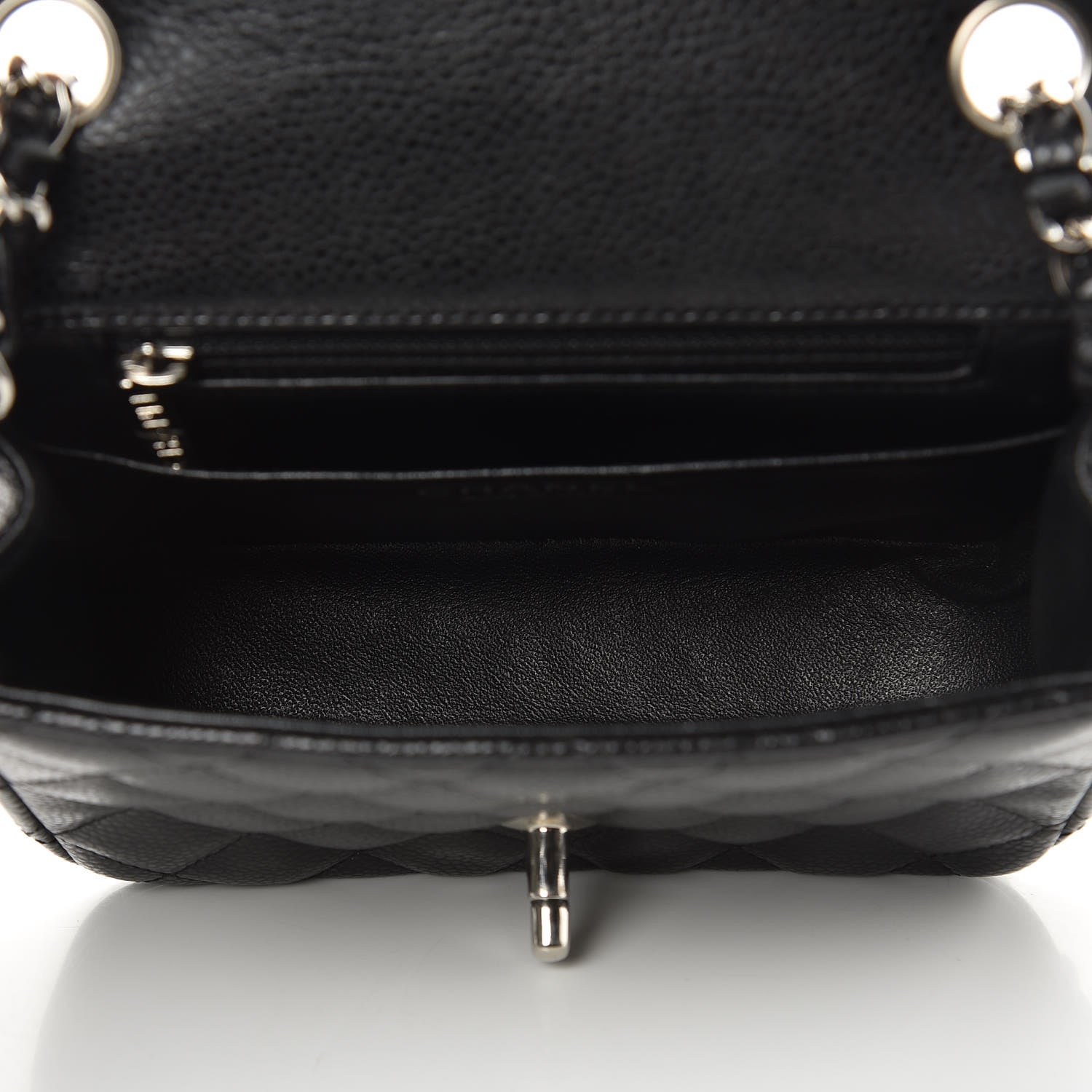 Chanel Caviar Quilted Mini Square Flap Black 5 of 9
