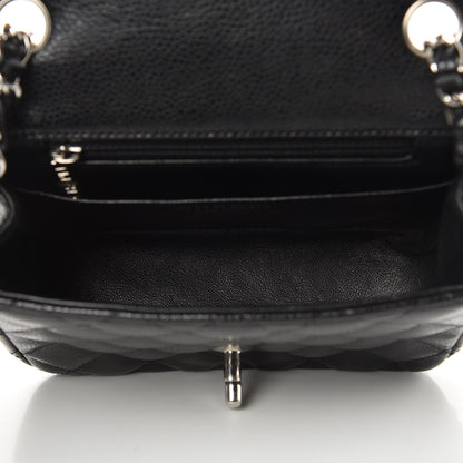 Chanel Caviar Quilted Mini Square Flap Black 5 of 9