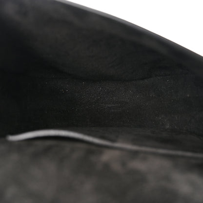 Celine Smooth Calfskin Cuir Triomphe Folco Crossbody Bag Black 5 of 12