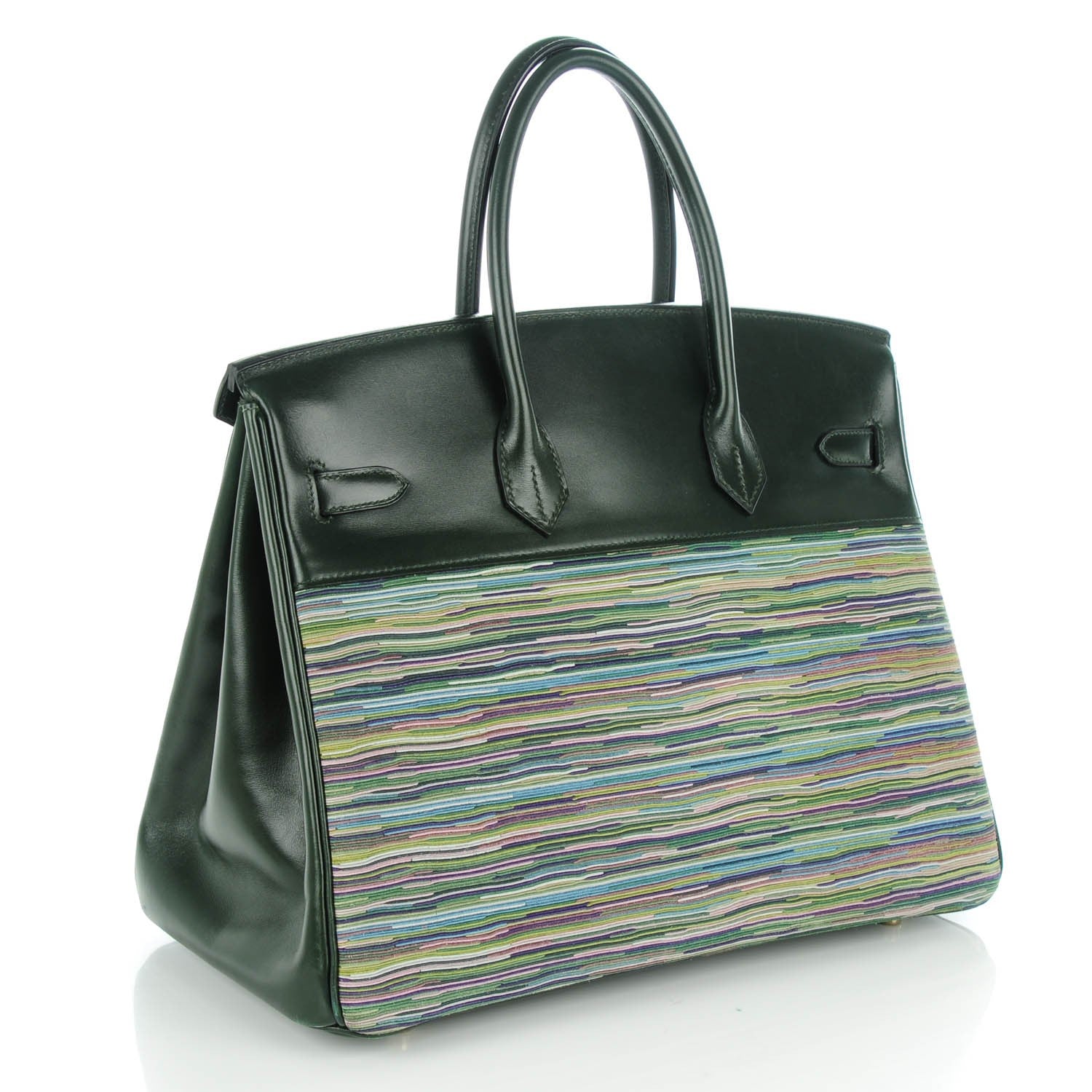 Hermes Box Vibrato Birkin 35 Vert Fonce 16 of 22