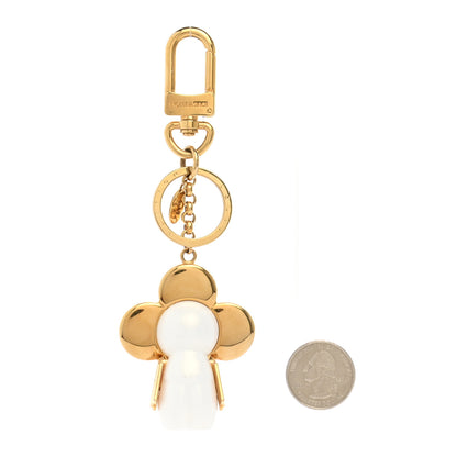 Louis Vuitton Strass Vivienne Winter Bag Charm Key Holder Gold 2 of 5