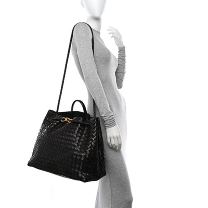 Bottega Veneta Nappa Intrecciato Large Andiamo Shoulder Bag Fondant 2 of 10