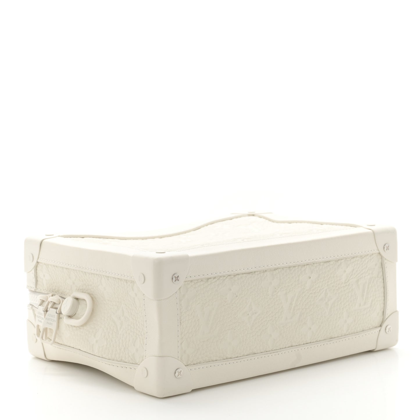 Taurillon Monogram Solar Ray Soft Trunk Powder White