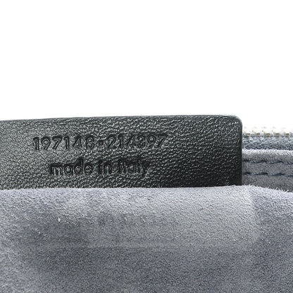 Saint Laurent Crocodile Embossed Nubuck Calfskin Large Muse Two Grey 7 of 7