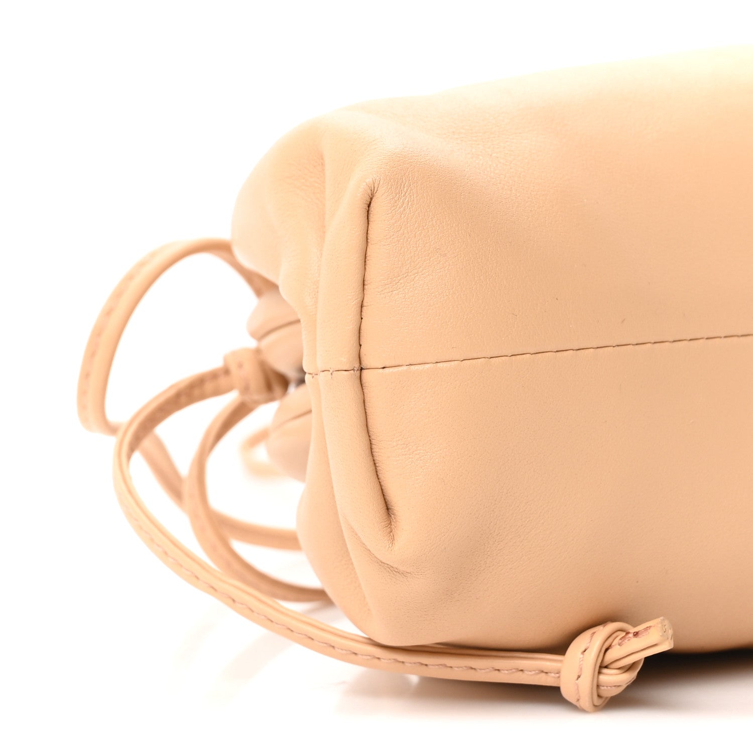 Bottega Veneta Butter Calfskin The Mini Pouch Almond 9 of 10