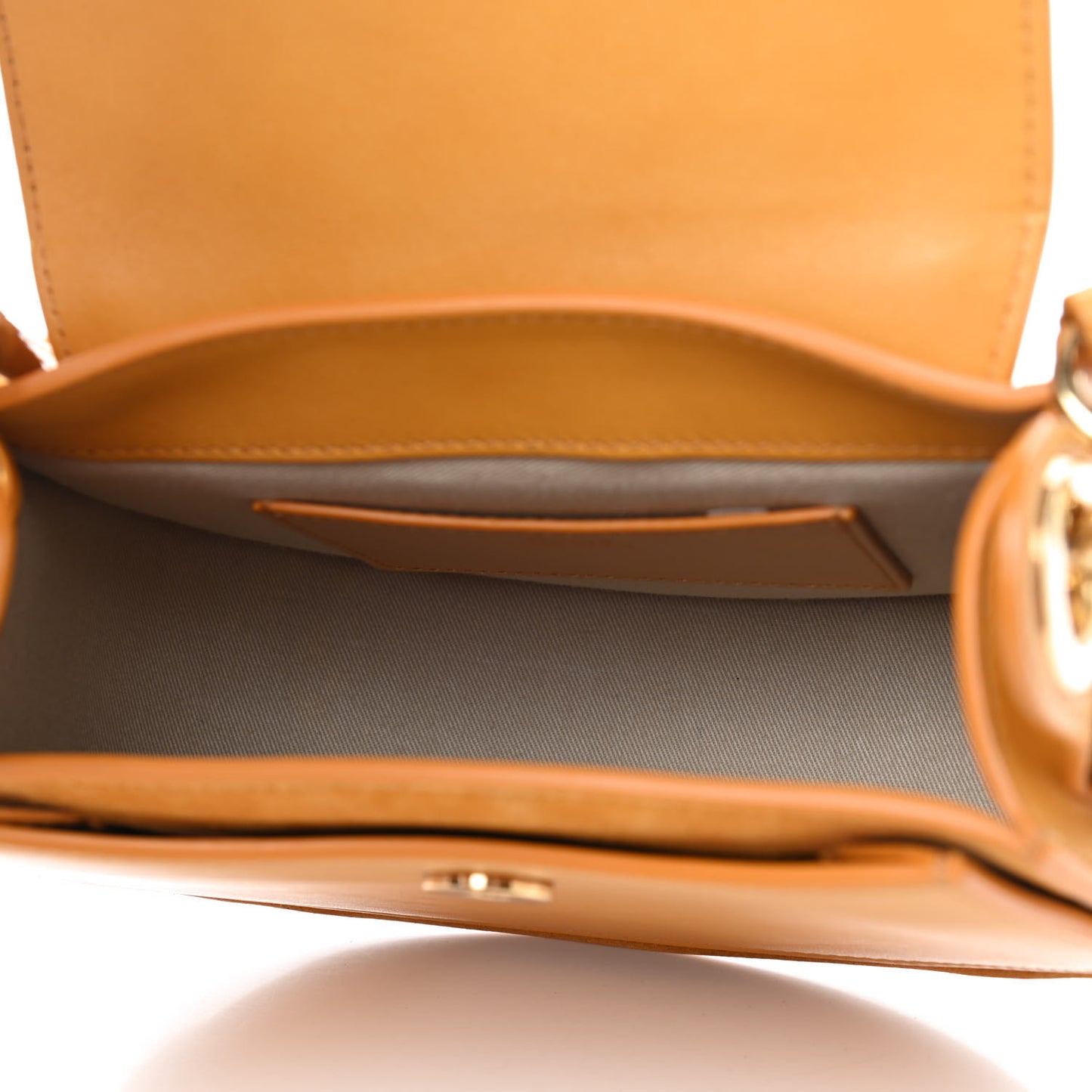 Calfskin Small Tess Bag Burning Camel