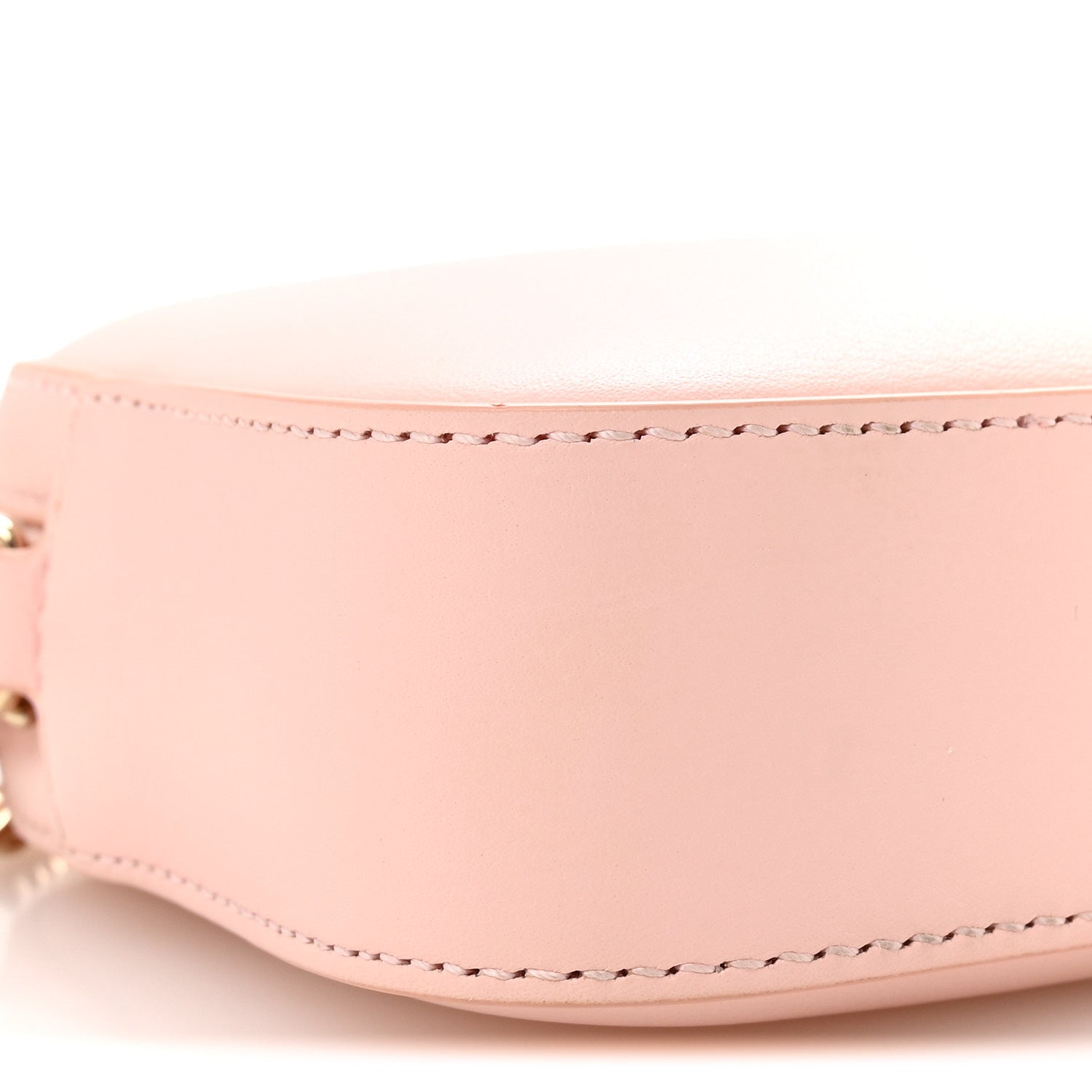 Gucci Dollar Calfskin Enamel Super Mini GG Marmont Chain Shoulder Bag Light Pink Blue 9 of 10