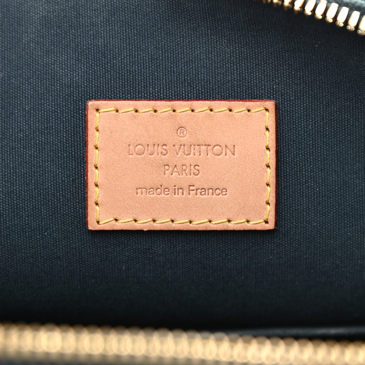 Louis Vuitton Vernis Alma GM Blue Nuit 6 of 9