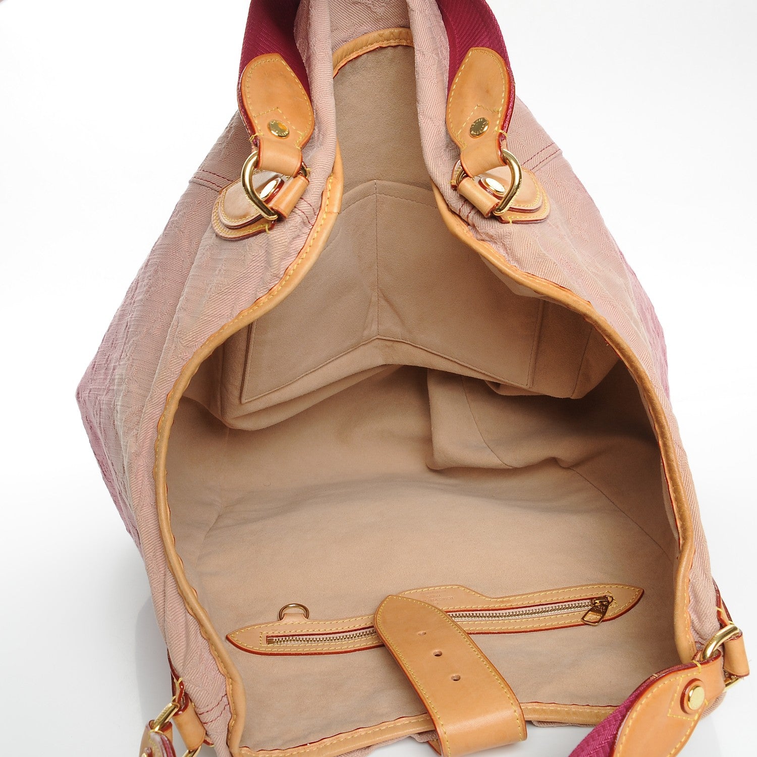 Louis Vuitton Denim Quilted Monogram Sunbeam Rouge Fauviste 5 of 8
