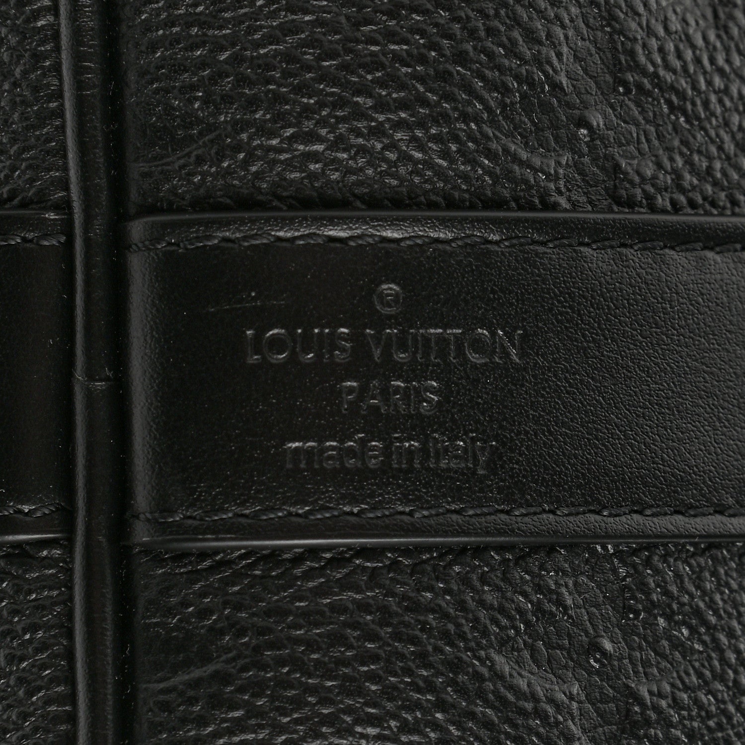 Louis Vuitton Empreinte Monogram Giant Keepall Bandouliere 45 Black 6 of 9