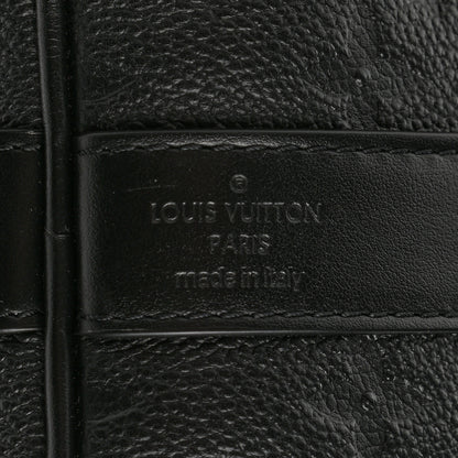 Louis Vuitton Empreinte Monogram Giant Keepall Bandouliere 45 Black 6 of 9