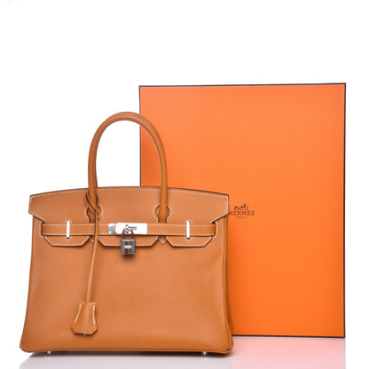 Hermes Epsom Birkin 30 Toffee 5 of 27