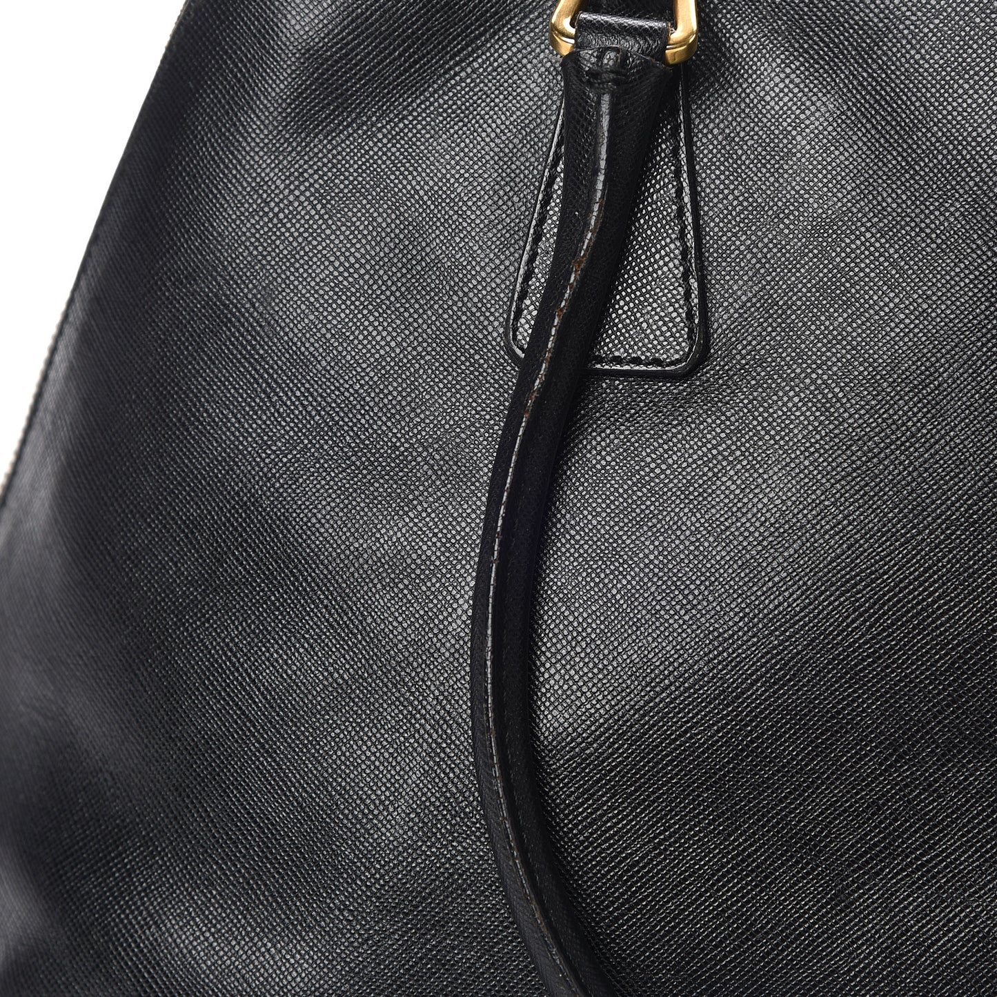 Saffiano Top Handle Dome Satchel Black