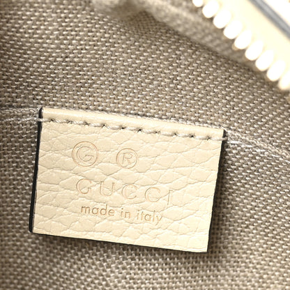 Gucci Monogram Dollar Calfskin Mini Bree Messenger Bag Beige Ebony Avoire 6 of 10