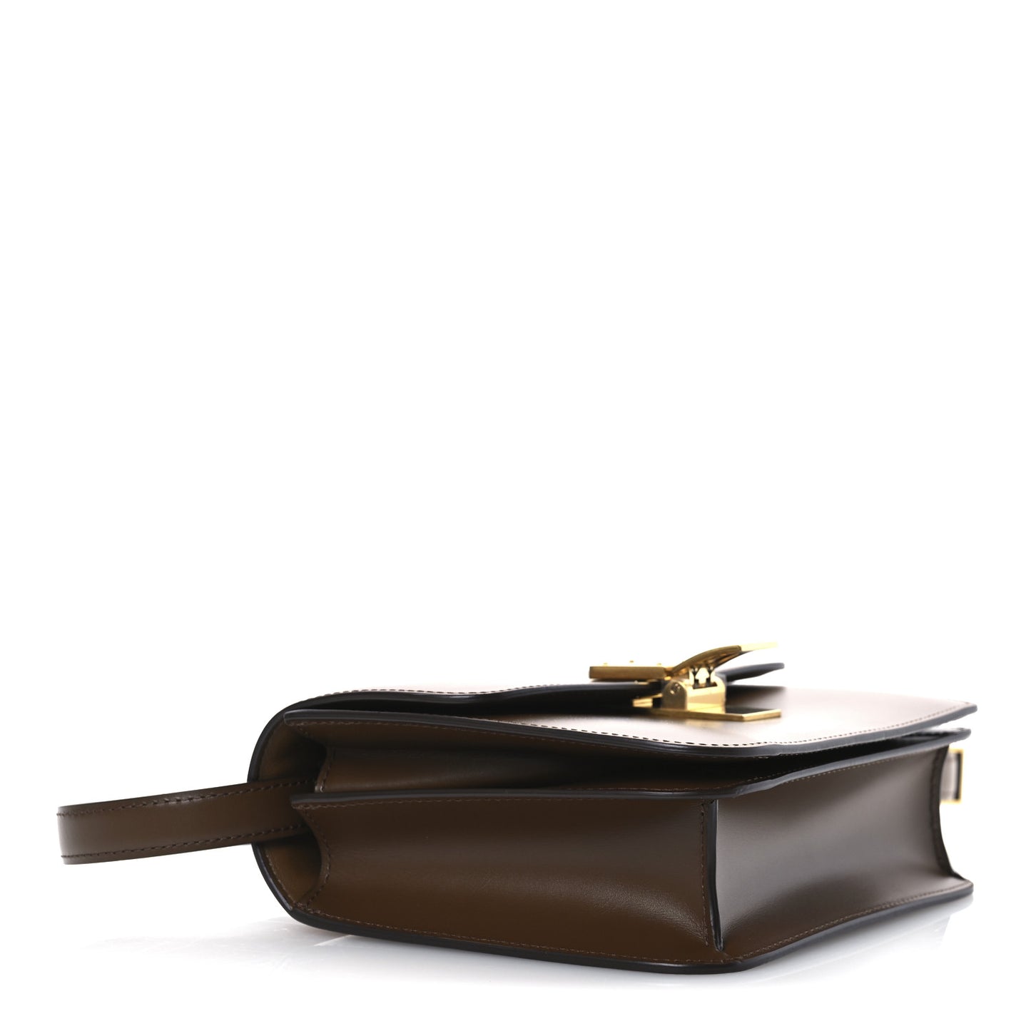 Box Calfskin Teen Classic Box Flap Bag Camel