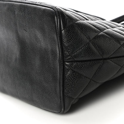 Chanel Caviar Quilted Medallion Tote Black 10 of 16