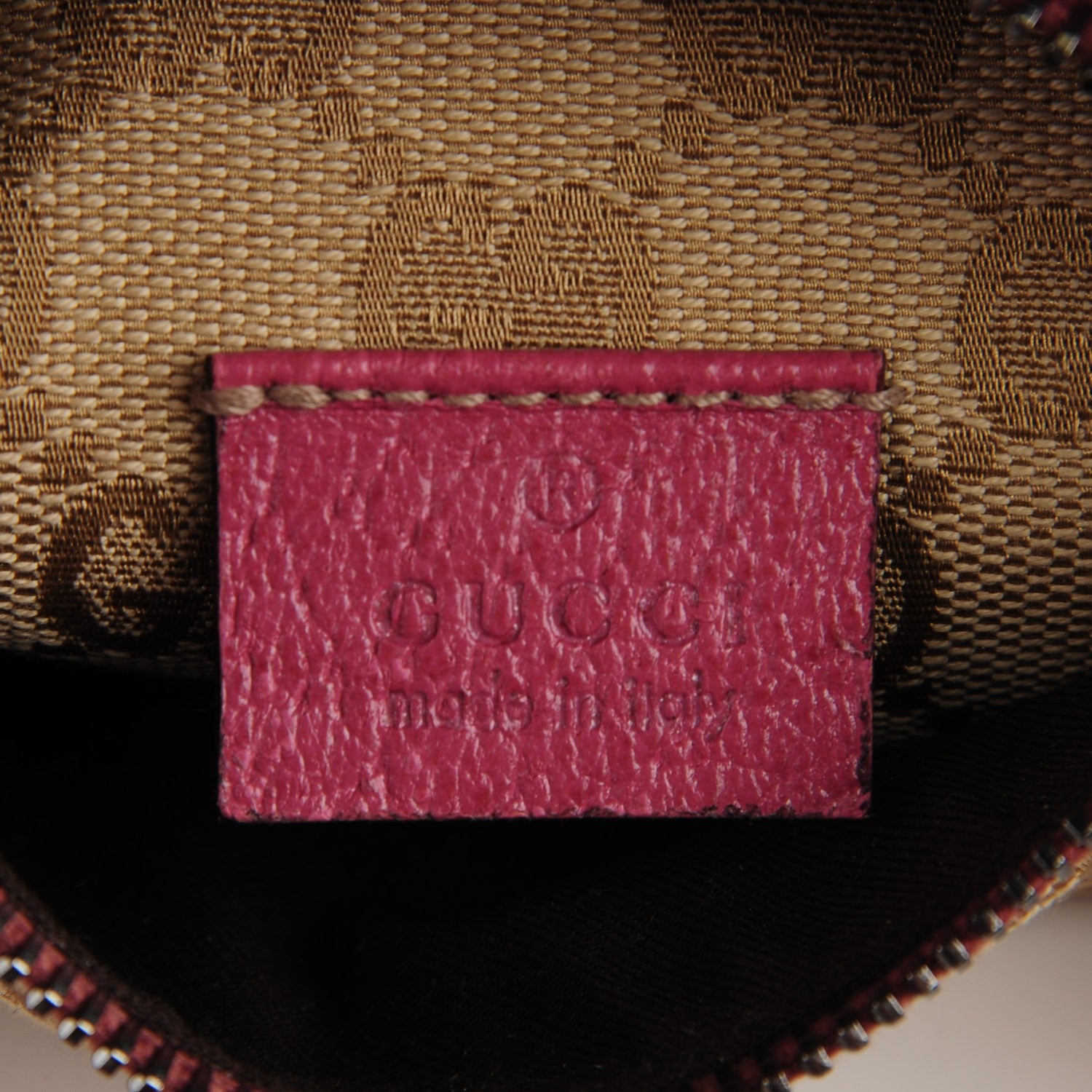 Gucci GG Monogram Web Double Pocket Belt Bag Pink 6 of 8