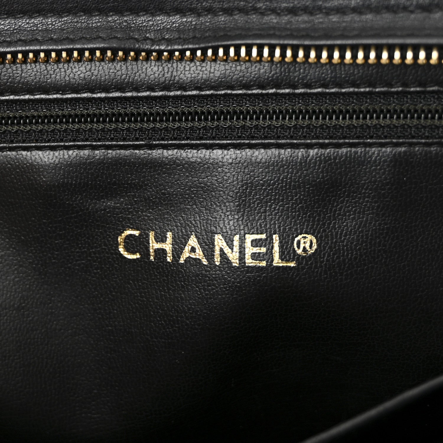 Chanel Lambskin Quilted Shopping Tote Black 6 of 10