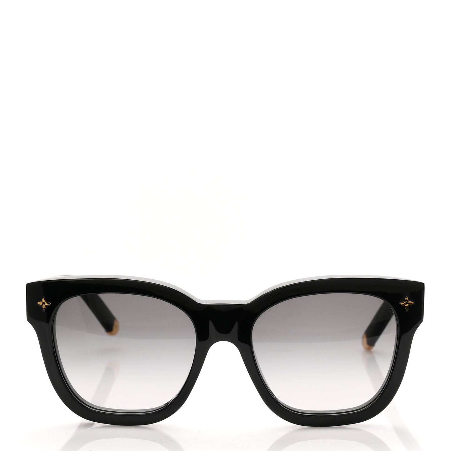 Acetate My Monogram Square Sunglasses Z1523W Black