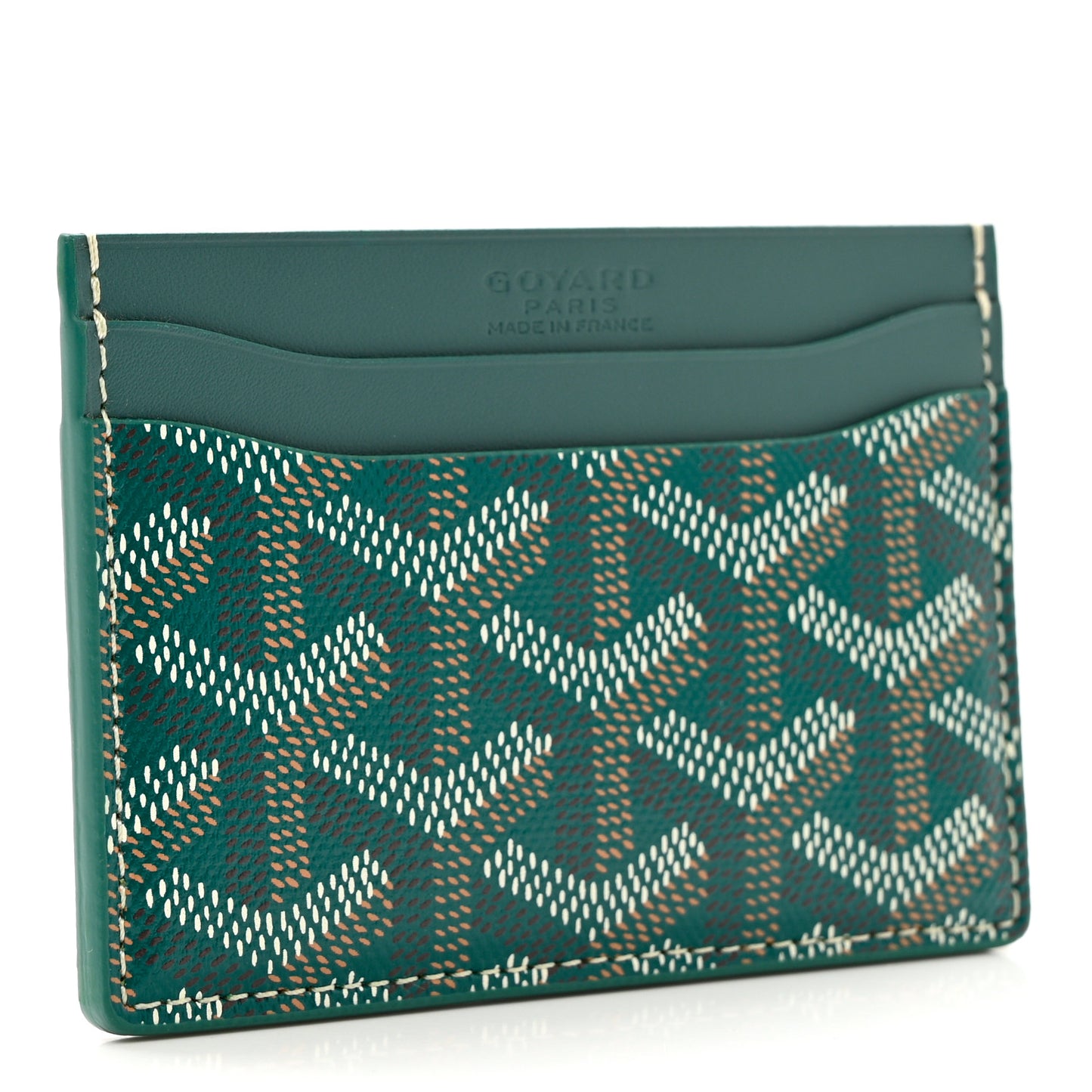 Goyardine Saint Sulpice Card Holder Green