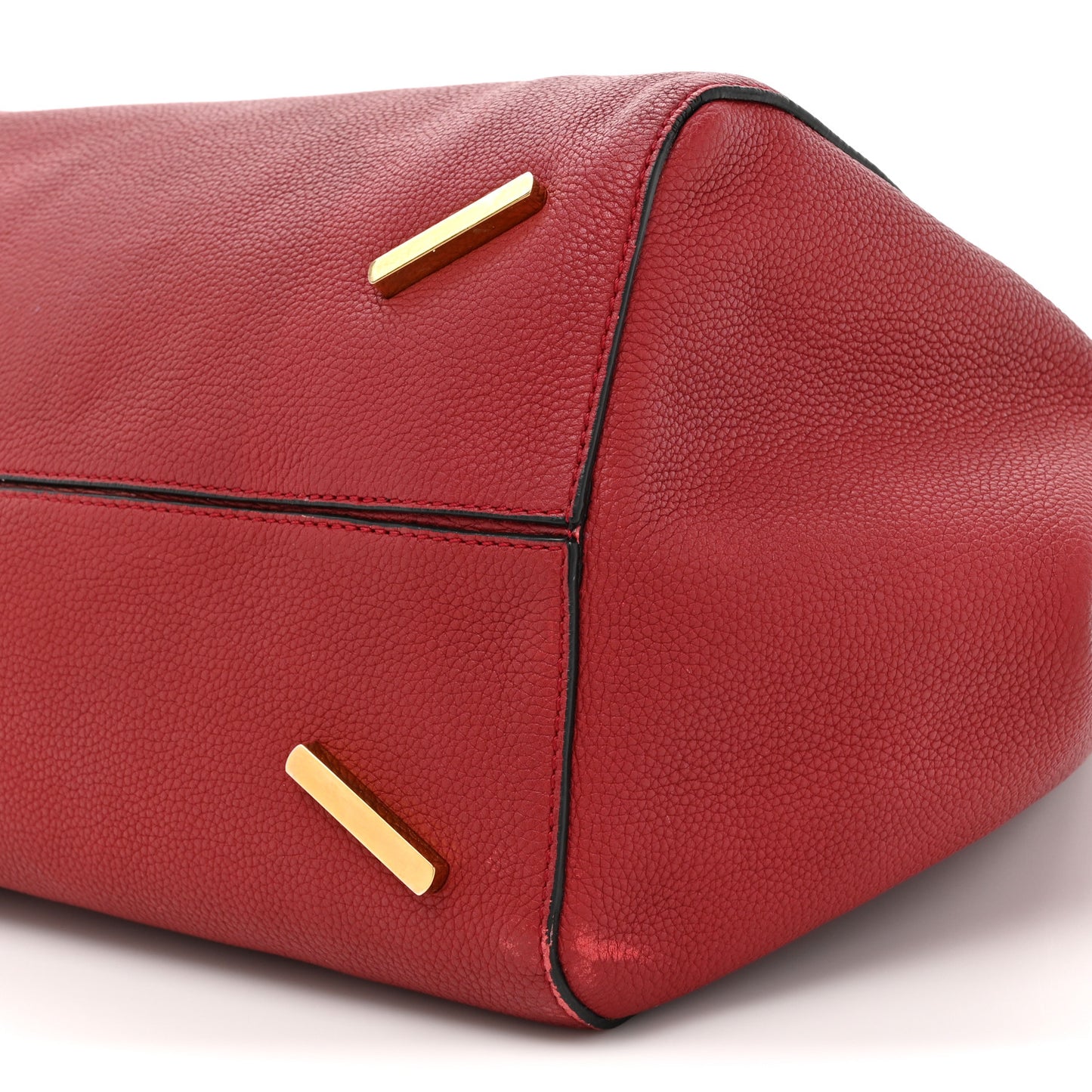 Calfskin Barcelona Tote Scarlet Red