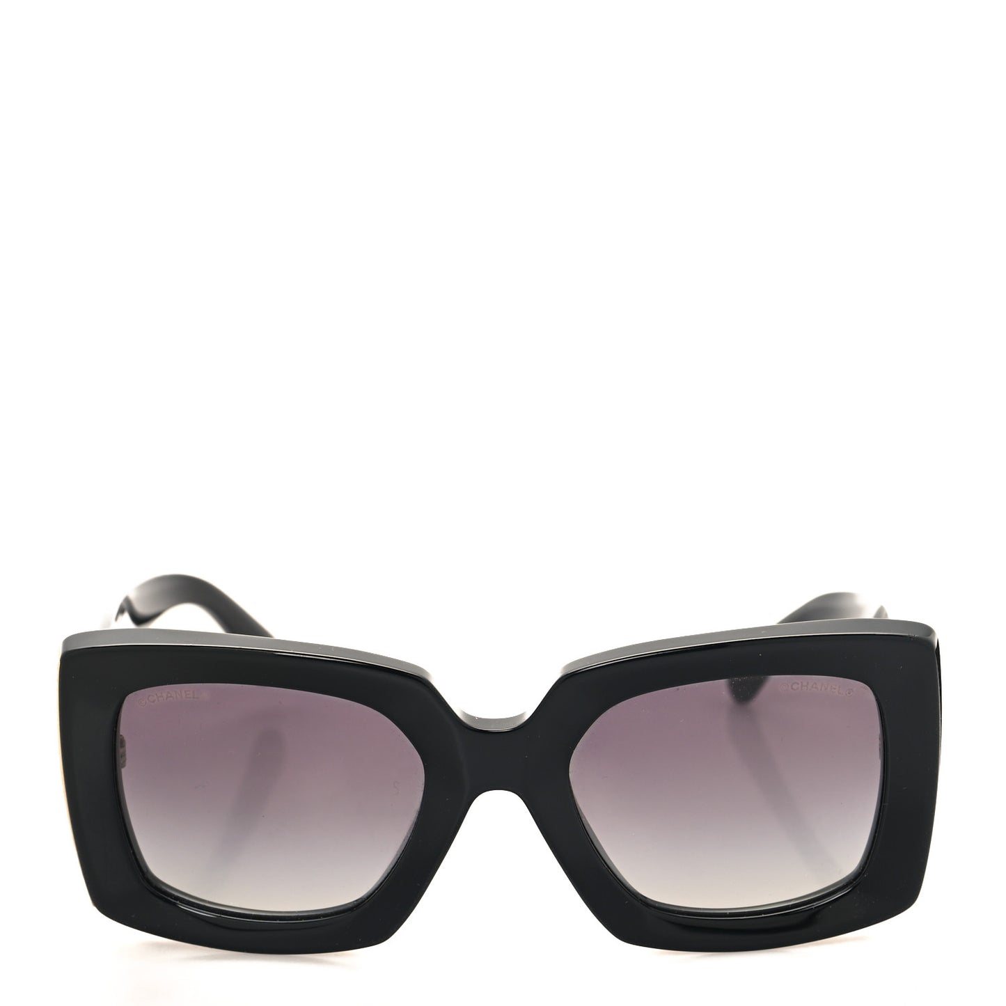 Acetate Rectangle Sunglasses 5435 Black