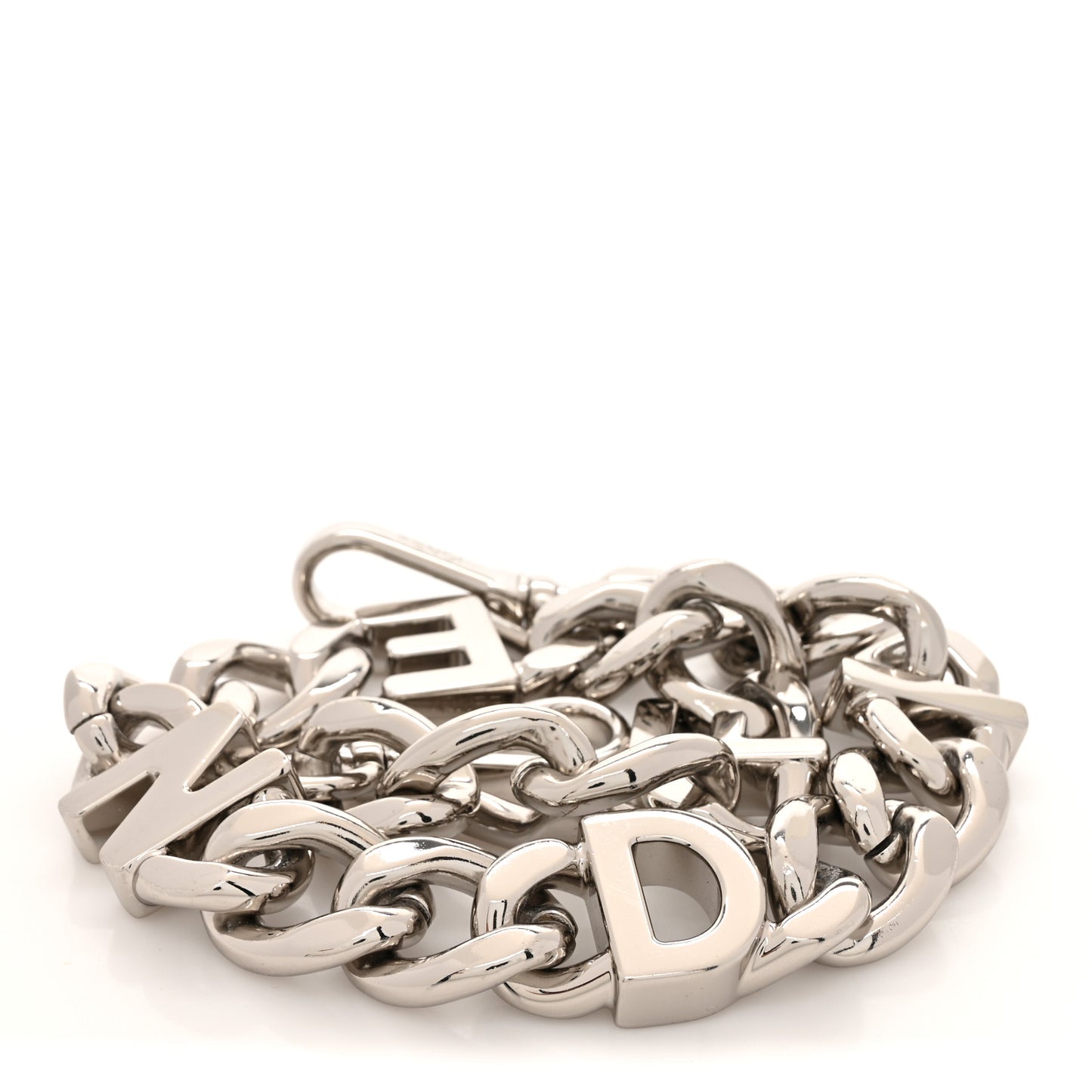 Metal Logo Strap You Silver