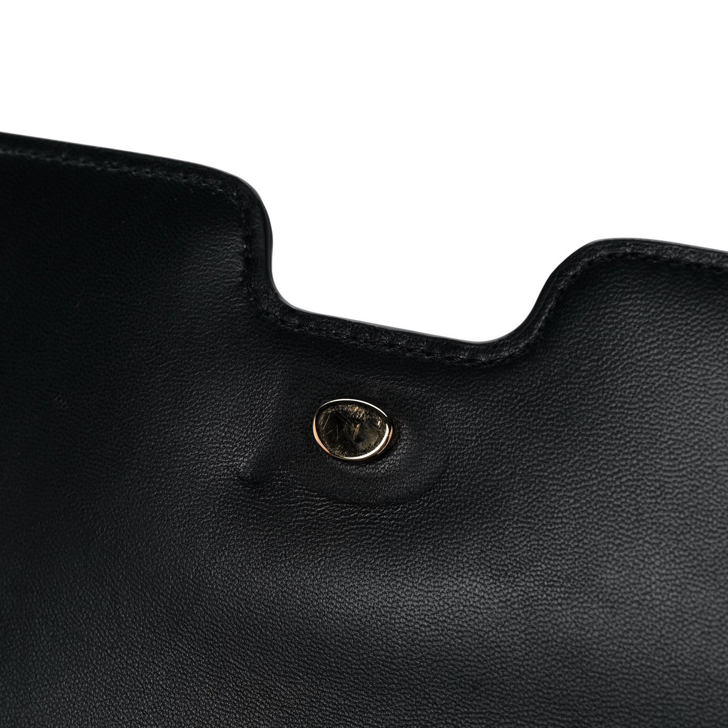Grained Calfskin Medium TB Bag Black