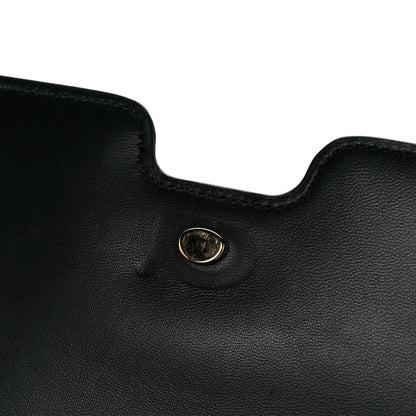 Burberry Grained Calfskin Medium TB Bag Black 10 of 12