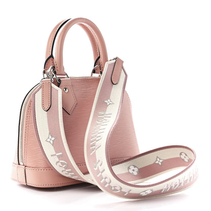 Louis Vuitton Epi Jacquard Alma BB Rose Trianon 3 of 12