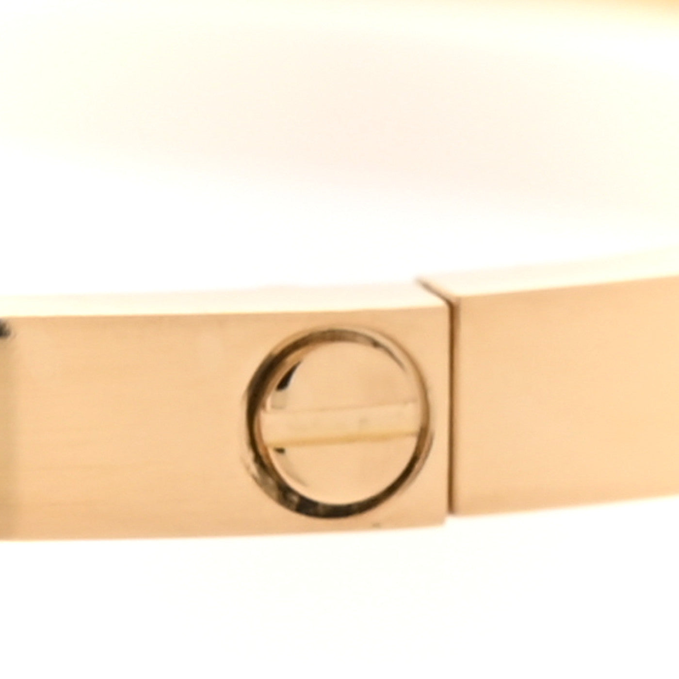 18K Yellow Gold Small LOVE Bracelet 18