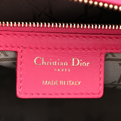 Christian Dior Lambskin Cannage Large Lady Dior Pink 6 of 15