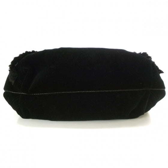 Fendi Velvet Rabbit Fur Wisteria Spy Black 6 of 11