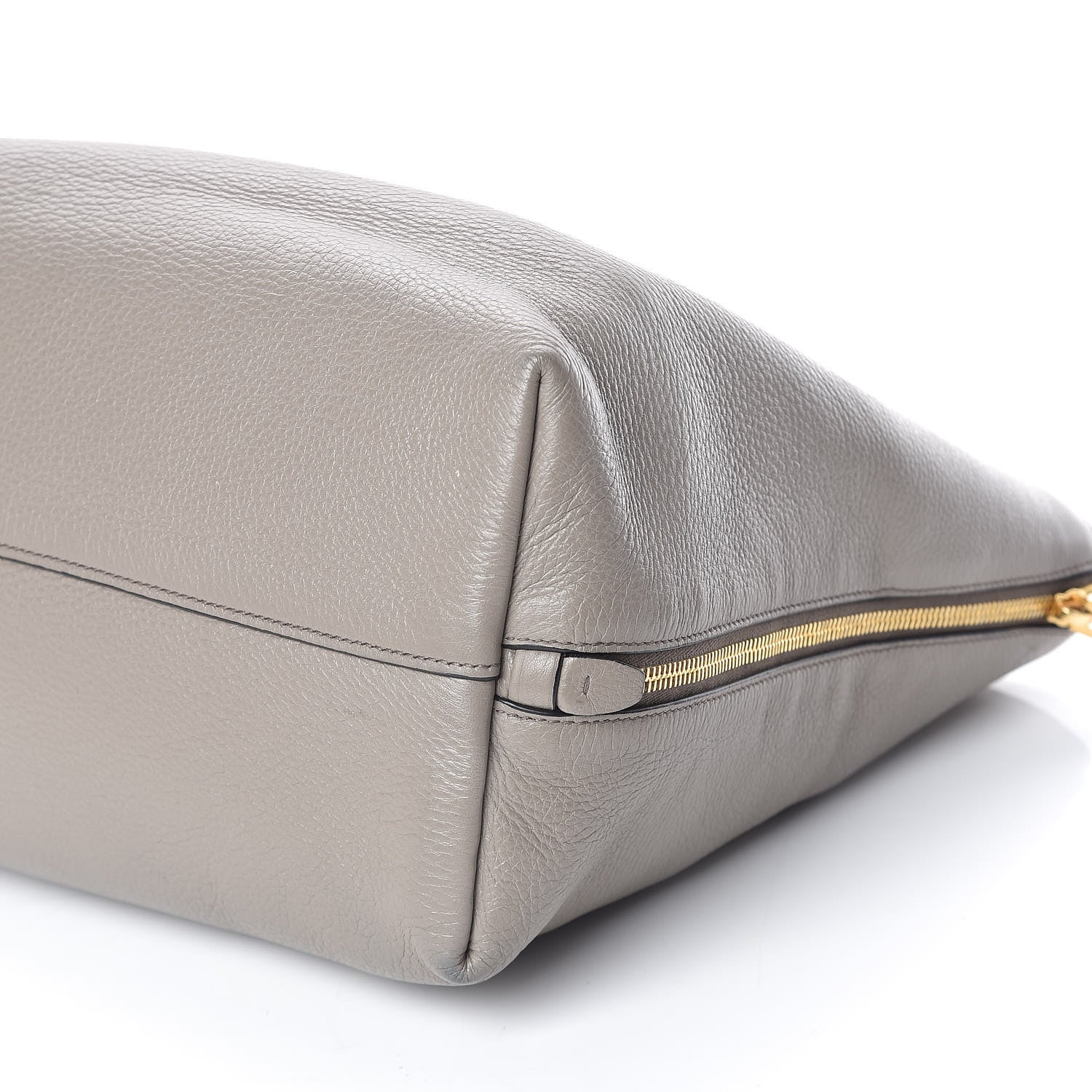Prada Vitello Daino Side Zip Tote Argilla 8 of 8