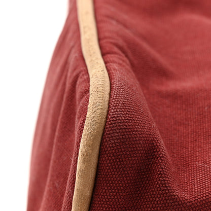 Hermes Cotton Bolide Travel Cosmetic Pouch Rouge 8 of 11