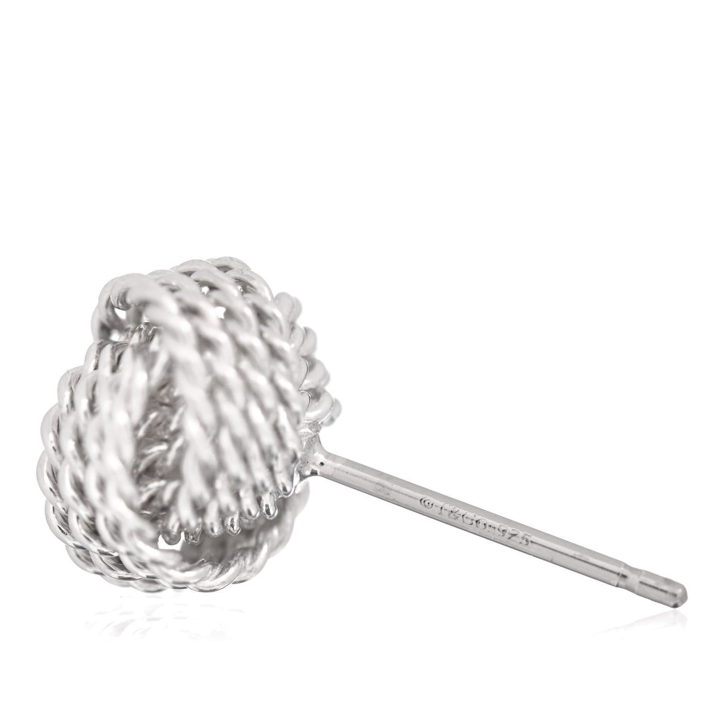 Sterling Silver Twist Knot Earrings