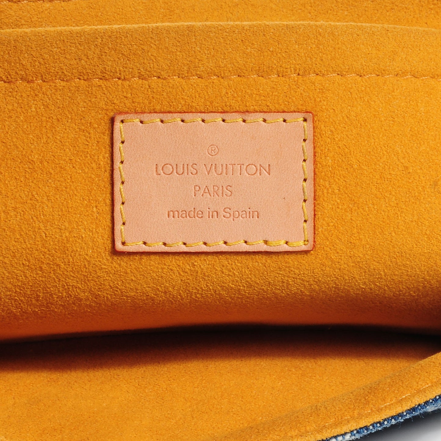 Monogram Denim Mini Pleaty Blue