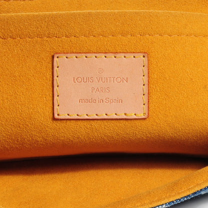 Louis Vuitton Monogram Denim Mini Pleaty Blue 6 of 7
