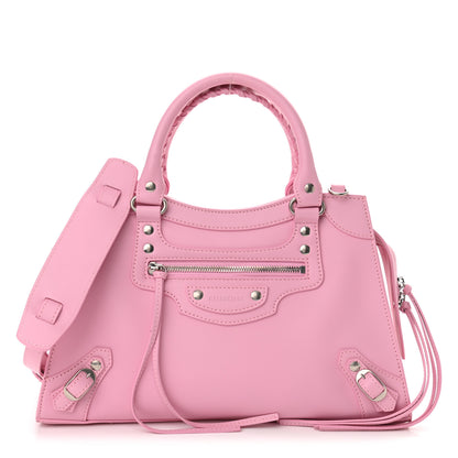 Balenciaga Smooth Calfskin Neo Classic Silver Hardware S City Candy Pink 1 of 11