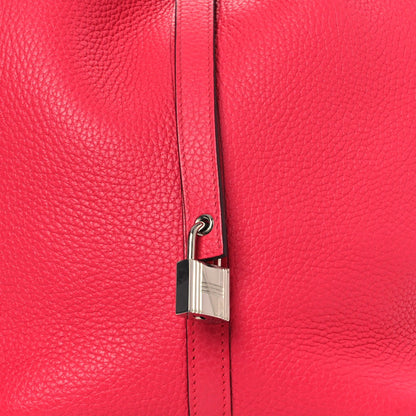Hermes Taurillon Clemence Picotin Lock 22 MM Rose Extreme 8 of 12
